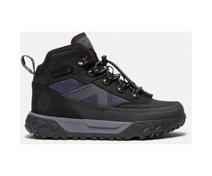Timberland - Youth's Greenstride Motion 6 Mid Bungee WP Boot - Freizeitschuhe, Gr. 34 US 2, weiß/schwarz (JetBlack)