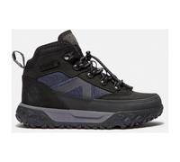 Timberland - Youth's Greenstride Motion 6 Mid Bungee WP Boot - Freizeitschuhe, Gr. 35 US 3, weiß/schwarz (JetBlack)
