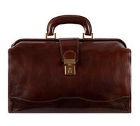 Time Resistance Leder Arzttasche - Arztkoffer - Doktortasche - Aus 100% Echtleder - Aktentasche für Ärzte - Businesstasche