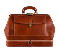 Time Resistance Arzttasche Leder - Arztkoffer - Doktortasche - Aus 100% Leder - Aktentasche für Ärzte - Businesstasche