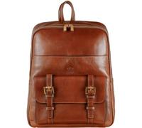 Time Resistance Herren Rucksack aus Leder - Handgefertigt in Italien - 100% Lederrucksack - Vintage Rucksack Damen und Herren