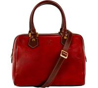Time Resistance Kleine Handtasche Damen - Schultertasche aus Leder - Tragetasche - Made in Italy - Portemonnaie - Tasche für Damen