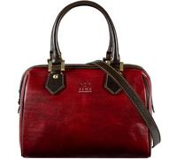 Time Resistance Kleine Handtasche Damen - Schultertasche aus Leder - Tragetasche - Made in Italy - Portemonnaie - Tasche für Damen