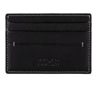 Time Resistance Kreditkartenetui - Leder-Visitenkartenhalter - Italienisches Handgefertigtes Kartenetui (Schwarz)