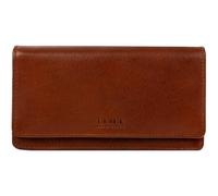 Time Resistance Lange Leder Geldbörse - Kontinentale Geldbörse für Kreditkarten und Bargeld - Handgefertigter Italienischer Minimalistischer Geldhalter (Cognac Braun)