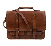 Time Resistance Leder Arbeitstasche Wandelbar zu Rucksack - Handgemacht Ledertasche 15 Zoll Laptoptasche Businesstasche Aktentasche Umhängetasch