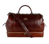 Time Resistance Leder Arzttasche Geldbörse Medizinische Aktentasche Vintage Handtasche