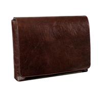 Time Resistance Leder-Umhängetasche für Herren - Umhängetasche - Vollnarbenleder - Umhängetasche in Tablet-Größe