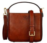 Time Resistance Lederhandtasche - Geldbörse aus vollnarbigem Leder für Damen - Tragetasche mit abnehmbarem Schultergurt