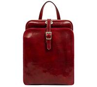 Time Resistance Lederrucksack Wandelbar zu Schultertasche - Handgemacht Tagesrucksack Rucksack bis zu 12 Zoll Laptop Tagestasche