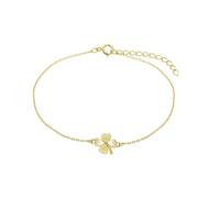 Time RoaD Halskette HIN00446/19 Gold Kleeblatt Damen, Gold, Sin Gema