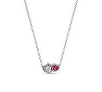 Timeless Herzkette für Damen, 925er Silber, Zirkonia