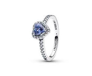 Timeless Herzring für Damen, 925er Silber, Zirkonia