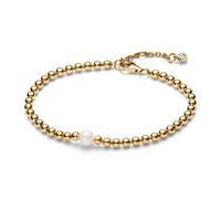 Timeless Kugelarmband für Damen mit Perle, IP Gold
