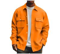 TIMELYE Cordhemd Herren Moda Hemd Oversize Cordhemd Herren Leicht Hemdbluse Leichte Cordjacke Männer Kariertes Hemd Herren Lang Hemden Herren Langarm Winter Herrenhemd