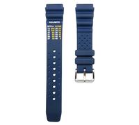 Timewheel 20 mm dunkelblaues Gummi-Uhrenarmband, kompatibel mit Citizen Aqualand Promaster Taucheruhren (Gummischleifen)