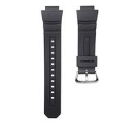 Timewheel Ersatz-Uhrenarmband aus schwarzem Gummi, kompatibel mit Casio G-Shock AW-590-1A AW-591 AWG-100 AWG-100R AWG-101 AWG-M100 AWG-M100A AWG-M100F-1CW und mehr