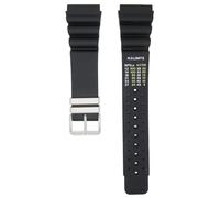 Timewheel MOD Uhrenarmband aus schwarzem Gummi, 24 mm, kompatibel mit Citizen Promaster Aqualand JH0004-01E, JH0044-07E, JH0064-00E, JH0064-00W, JP2004-07E, JP2014-03E und mehr (goldfarbene