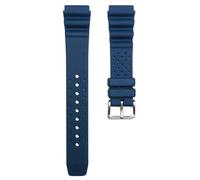 Timewheel Uhrenarmband aus weichem Gummi, 20 mm, kompatibel mit Citizen Promaster Taucheruhren (gebürstete Edelstahlschnalle)