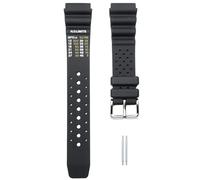 TIMEWHEEL Uhrenarmband aus weichem Gummi, 20 mm, schwarz, kompatibel mit Citizen Hyper Aqualand Duplex Promaster Sporttaucheruhren