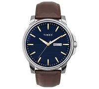 Timex Classic Premium 45mm Herren-Armbanduhr mit Lederband TW2V79200