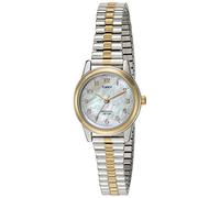 Timex Classics Essex Avenue Damen-Armbanduhr 25 mm, Zweifarbig/Wischmopp Extra lang, Damenuhr Essex Avenue 25 mm