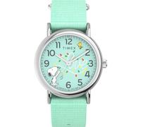Timex Damen Analog Armbanduhr Weekender x Peanuts Holiday