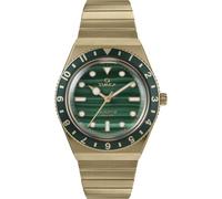 Timex Damen Armbanduhr Q Diver Inspiration Gold Analog Quarz TW2V92200 Einheitsgröße