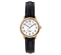 Timex Damen Armbanduhr T20433-AMZUK, Klassisch, Quarz, Digital, Wasserresistent, Schwarz, 40 mm, Leder, Schnalle, Unisex, Erwachsene Männer, Uhr