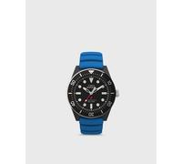 Timex Deep Water Reef 200 Composite Black Dial Blue Rubber Strap 43mm case men Watches black|blue in Größe:ONE SIZE