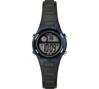 Timex Digitale Kinder-Armbanduhr, 27 mm, schwarzes Armband, digitales Zifferblatt, schwarzes Gehäuse, Schwarz