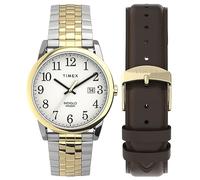 Timex Easy Reader Classic TWG063100 Armbanduhr, für Herren, 38 mm, Edelstahlband