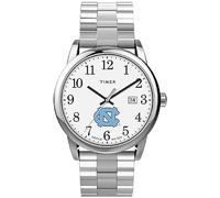 TIMEX Easy Reader Herren-Armbanduhr mit Erweiterungsband, 38 mm, North Carolina Tar Heels, Easy Reader, 38 mm