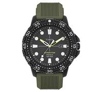 Timex Expedition® Gallatin 44mm Sportuhr, grünes Zifferblatt, grünes Silikonarmband, TW4B25400