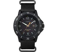Timex Expedition Gallatin Solar Herren-Armbanduhr TW2U30300 mit schwarzem Durchschlüpf-Nylonband, 44 mm