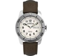 Timex Herren-Armbanduhr Analog Leder Braun T46681D7