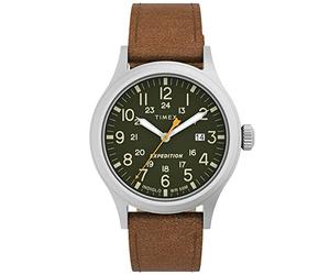 Timex Expedition Scout 40mm Herren-Armbanduhr mit Lederband TW4B23000
