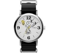 Timex Herren Analog Quarz Armbanduhr Peanuts Weekender Snoopy