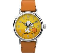 Timex Standard x Peanuts TW2W51900 Snoopy-Basketball-Armbanduhr, Orange, Casual