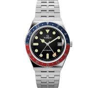 Timex Q Timex GMT TW2V38000 - Herren - 38 mm - Analog - Quarz - Plexiglas