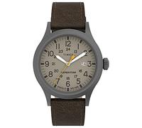 Timex Herren-Armbanduhr Expedition Scout 40, Dunkelbraun/Gunmetal/Khaki