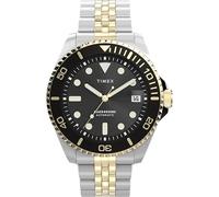 Timex Herren-Armbanduhr Harborside Automatik 40 mm Edelstahl TW2Y50800