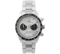 Timex Herren Chronograph Quarz Armbanduhr mit einem Lederband Waterbury Heritage
