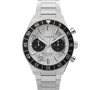 Timex Q Timex Continental Silber Herren Armbanduhr TW2Y55800 Einheitsgröße