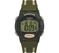 Timex Herren Digital Quarz Armbanduhr mit einem Stoffband Expedition CAT 5
