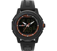 Timex Herren Digital Quarz Uhr mit Polyurethan Armband TW2W53600VQ