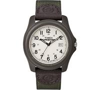 Timex Herren Expedition Camper Grüne Nylon/Lederband Uhr T49101