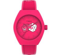 Timex Armbanduhr Urban Pop x Fortnite TW2W96800 Analog-Quarz Herren Pink Einheitsgröße