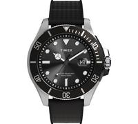 Timex Herrenuhr Harborside 42mm, Schwarz/IP Stahl/Schwarz