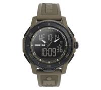 Timex Ironman Adrenaline Herren-Armbanduhr, 46 mm, hellbraunes Armband, digitales Zifferblatt, hellbraunes Gehäuse